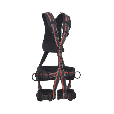 Tower and Rescue Harness with 3 Adjustment & 4 Attachment Points  