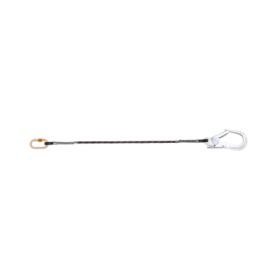 Restraint Kernmantle Rope Lanyard with One Side Karabiner PN112 and Other Side Hook PN136