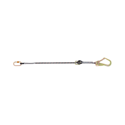 Restraint Kernmantle Rope Adjustable Lanyard with One Side Karabiner PN112 and Other Side Hook PN131N