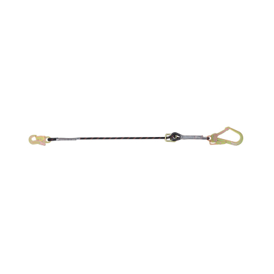 Restraint Kernmantle Rope Adjustable Lanyard with One Side Hook PN121 and Other Side Hook PN131N