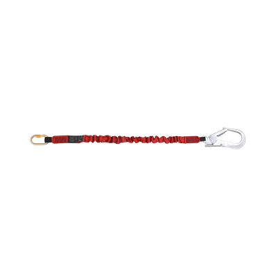 Restraint Expandable Lanyard with One Side Karabiner PN112 and Other Side Hook PN136